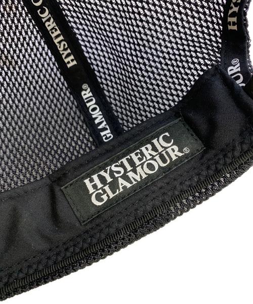 Hysteric Glamour（ヒステリックグラマー）Hysteric Glamour (ヒステリックグラマー) ギターガール　メッシュキャップ ブラックの古着・服飾アイテム