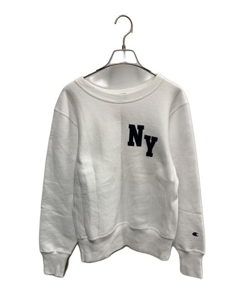 Champion REVERSE WEAVE（チャンピオン リバース ウィーブ）Champion REVERSE WEAVE (チャンピオン リバース ウィーブ) 	Champion REVERSE WEAVE　リバースウィーブスウェット ホワイト サイズ:SIZE Sの古着・服飾アイテム