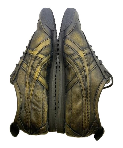 Onitsuka Tiger（オニツカタイガー）Onitsuka Tiger (オニツカタイガー) Onitsuka Tiger　MEXICO'66　スニーカー ブラック×ゴールド サイズ:SIZE 26.5cmの古着・服飾アイテム