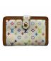 LOUIS VUITTON（ルイ ヴィトン）の古着「モノグラム・マルチカラー　2つ折り財布」｜ホワイト