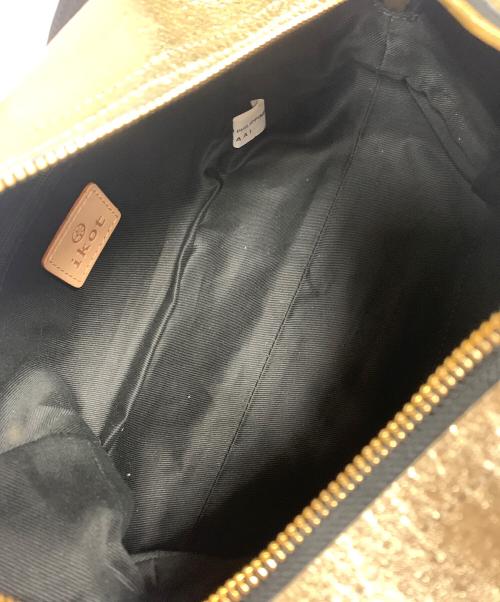 ikot（イコット）ikot (イコット) ikot　ゴールド×ブラック　レザーハンドバッグ ゴールド×ブラック 未使用品の古着・服飾アイテム