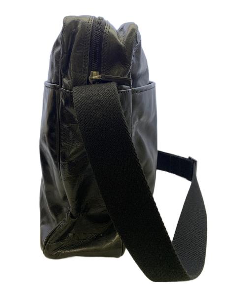 BALLY（バリー）BALLY (バリー) BALLY　ブラック　レザーショルダーバッグ ブラックの古着・服飾アイテム