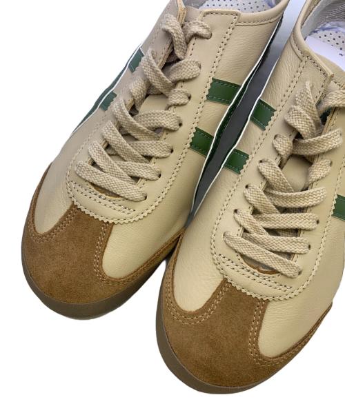 Onitsuka Tiger（オニツカタイガー）Onitsuka Tiger (オニツカタイガー) MEXICO'66 ベージュ×グリーン サイズ:26cmの古着・服飾アイテム