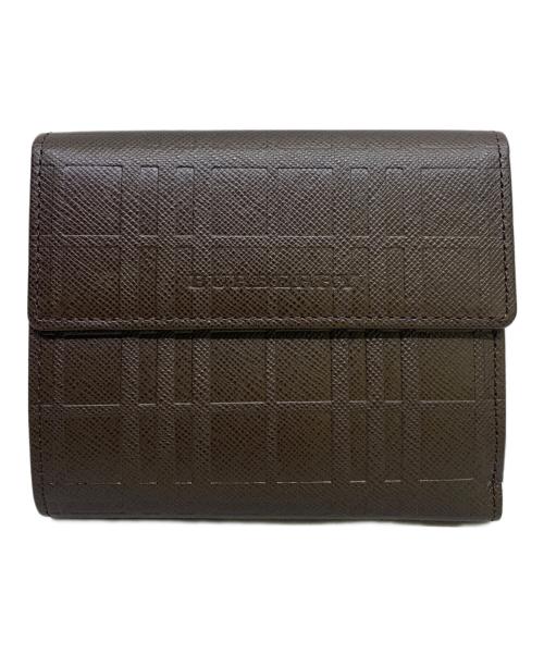 BURBERRY（バーバリー）BURBERRY (バーバリー) BURBERRY　2つ折り財布 ブラウンの古着・服飾アイテム
