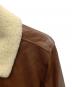 中古・古着 BROOKS BROTHERS (ブルックスブラザーズ) BROOKS BROTHERS　ブラウン　TYPE A-2 レザージャケット 25AW　100223659 @　ラムレザージャケット ブラウン サイズ:SIZE M：50000円