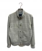 BROOKS BROTHERSブルックスブラザーズ）の古着「BROOKS BROTHERS　グレー　グレンプラッド バルスターブルゾン　100227265 @　ジャケット」｜グレー