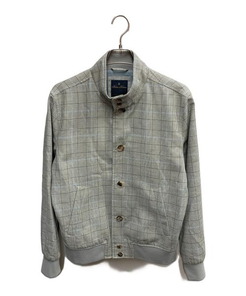 BROOKS BROTHERS（ブルックスブラザーズ）BROOKS BROTHERS (ブルックスブラザーズ) BROOKS BROTHERS　グレー　グレンプラッド バルスターブルゾン　100227265 @　ジャケット グレー サイズ:SIZE Mの古着・服飾アイテム
