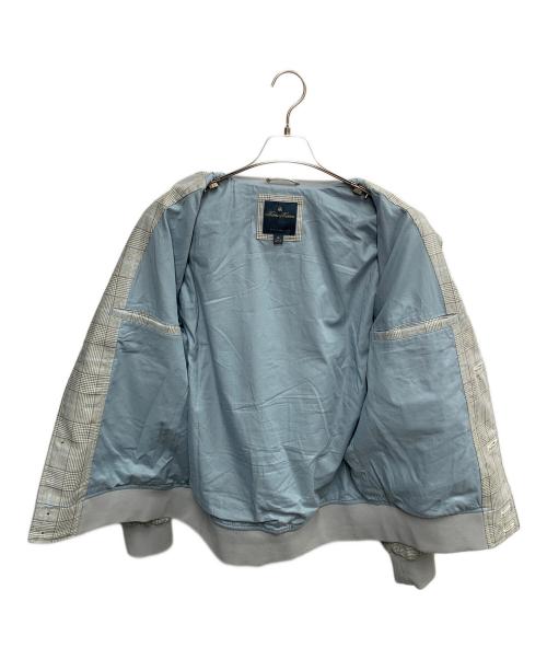 BROOKS BROTHERS（ブルックスブラザーズ）BROOKS BROTHERS (ブルックスブラザーズ) BROOKS BROTHERS　グレー　グレンプラッド バルスターブルゾン　100227265 @　ジャケット グレー サイズ:SIZE Mの古着・服飾アイテム