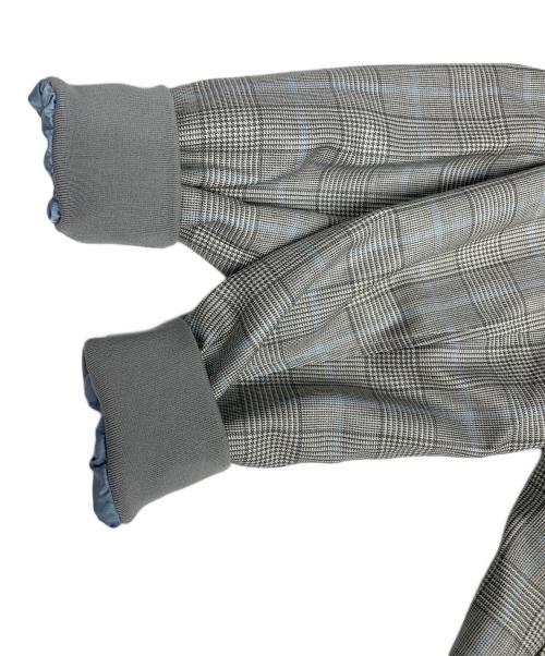 BROOKS BROTHERS（ブルックスブラザーズ）BROOKS BROTHERS (ブルックスブラザーズ) BROOKS BROTHERS　グレー　グレンプラッド バルスターブルゾン　100227265 @　ジャケット グレー サイズ:SIZE Mの古着・服飾アイテム