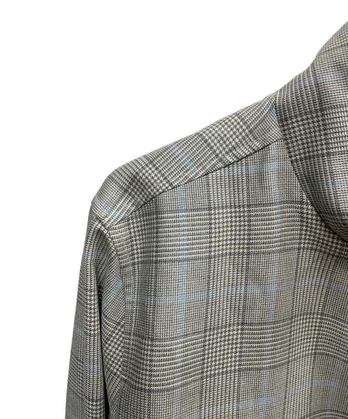 BROOKS BROTHERS（ブルックスブラザーズ）BROOKS BROTHERS (ブルックスブラザーズ) BROOKS BROTHERS　グレー　グレンプラッド バルスターブルゾン　100227265 @　ジャケット グレー サイズ:SIZE Mの古着・服飾アイテム