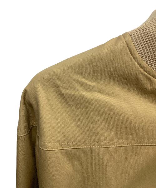 BROOKS BROTHERS（ブルックスブラザーズ）BROOKS BROTHERS (ブルックスブラザーズ) BROOKS BROTHERS　ベージュ　コットンギャバジン カップショルダー ダービージャケット ベージュ サイズ:SIZE Mの古着・服飾アイテム