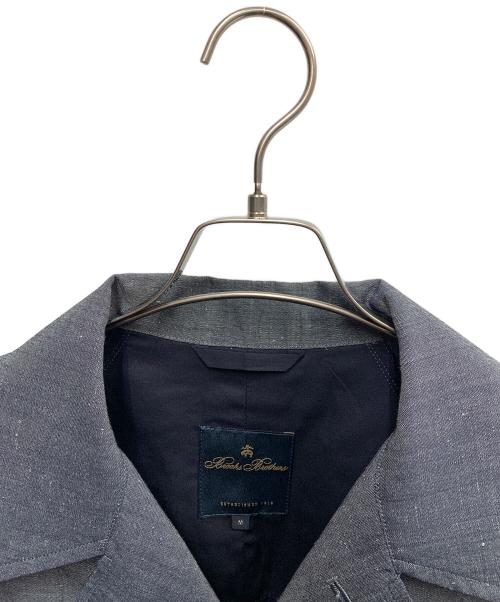 BROOKS BROTHERS（ブルックスブラザーズ）BROOKS BROTHERS (ブルックスブラザーズ) BROOKS BROTHERS　ネイビー　ダンガリー ステンカラーコート ネイビー サイズ:SIZE Mの古着・服飾アイテム