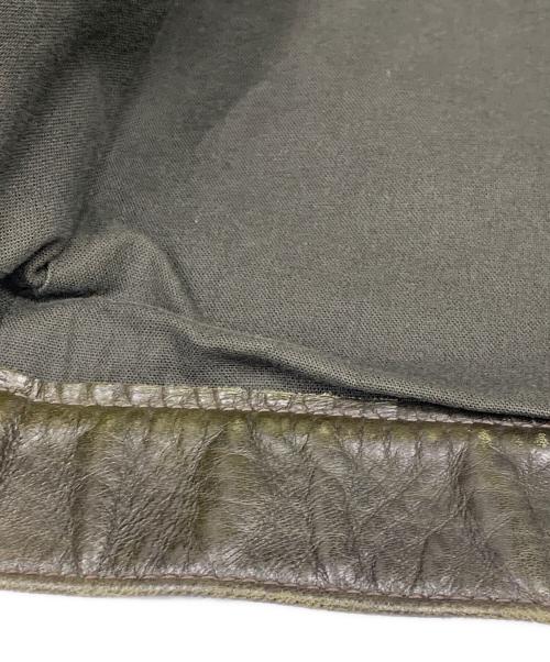 Y2LEATHER（ワイツーレザー）Y2LEATHER (ワイツーレザー) Y2LEATHER　オリーブ　レザージャケット オリーブ サイズ:SIZE 42の古着・服飾アイテム
