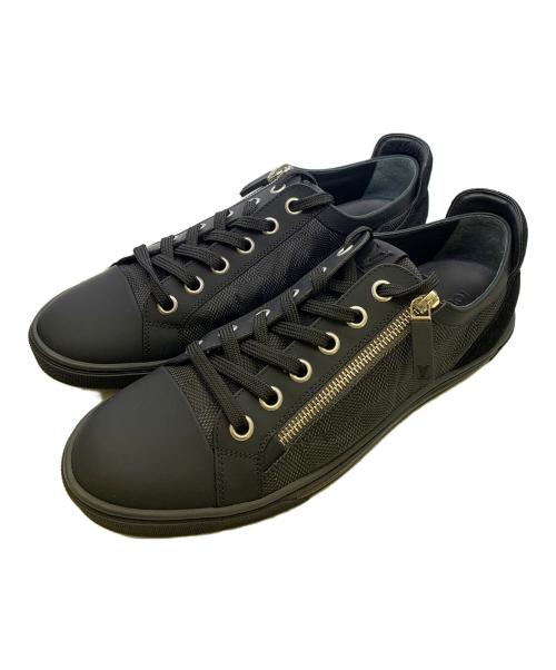 LOUIS VUITTON（ルイ ヴィトン）LOUIS VUITTON (ルイ ヴィトン) LOUIS VUITTON　ダミエグラフィット　アヴァンチュールサイドジップスニーカー ブラック サイズ:SIZE 7の古着・服飾アイテム