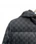 中古・古着 LOUIS VUITTON (ルイ ヴィトン) LOUIS VUITTON　ダミエグラフィットリバーシブルダウンジャケット　 ブラック サイズ:SIZE 52：230000円