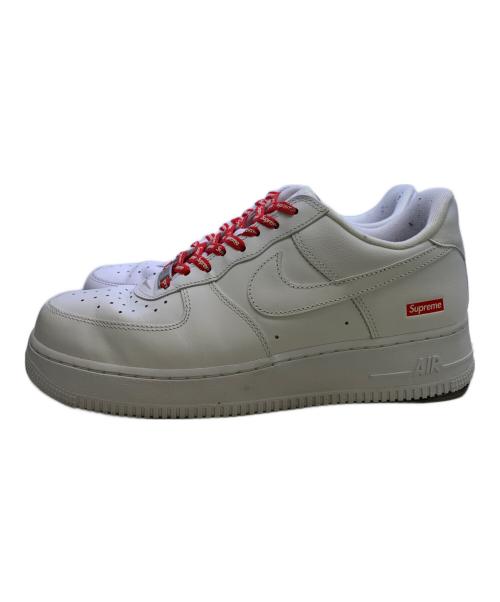 NIKE（ナイキ）NIKE (ナイキ) SUPREME (シュプリーム) NIKE×Supreme　AIR FORCE1 LOW　スニーカー ホワイト サイズ:28㎝の古着・服飾アイテム