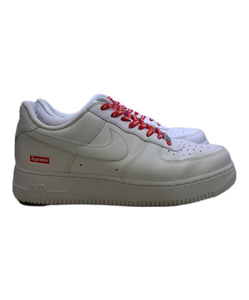 NIKE（ナイキ）NIKE (ナイキ) SUPREME (シュプリーム) NIKE×Supreme　AIR FORCE1 LOW　スニーカー ホワイト サイズ:28㎝の古着・服飾アイテム