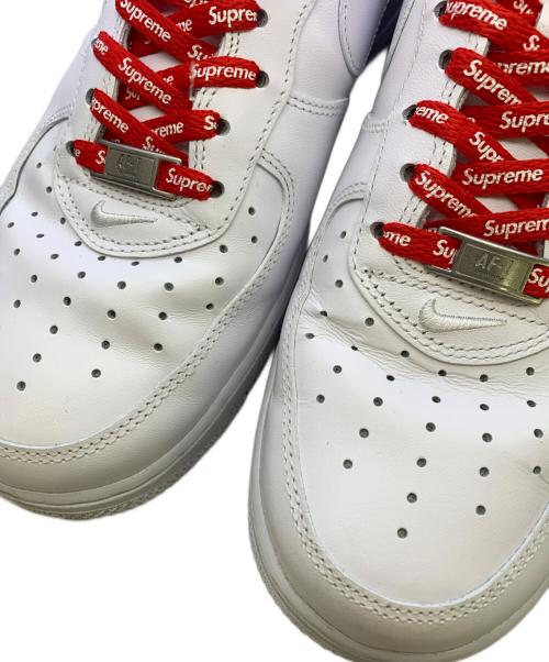 NIKE（ナイキ）NIKE (ナイキ) SUPREME (シュプリーム) NIKE×Supreme　AIR FORCE1 LOW　スニーカー ホワイト サイズ:28㎝の古着・服飾アイテム