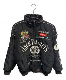 JACK DANIEL（ジャックダニエル）の古着「JACK DANIEL　ブラック　ナスカーレーシングジャケット　ジャケット」｜ブラック