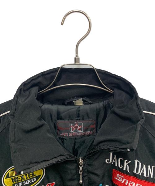 JACK DANIEL（ジャックダニエル）JACK DANIEL (ジャックダニエル) JACK DANIEL　ブラック　ナスカーレーシングジャケット　ジャケット ブラック サイズ:SIZE Mの古着・服飾アイテム