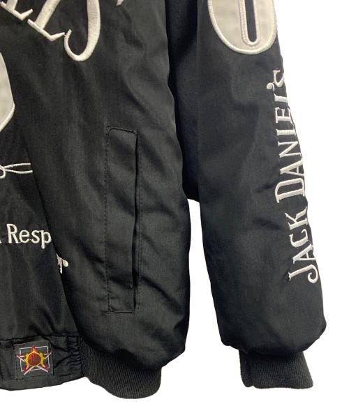 JACK DANIEL（ジャックダニエル）JACK DANIEL (ジャックダニエル) JACK DANIEL　ブラック　ナスカーレーシングジャケット　ジャケット ブラック サイズ:SIZE Mの古着・服飾アイテム