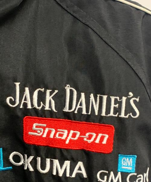 JACK DANIEL（ジャックダニエル）JACK DANIEL (ジャックダニエル) JACK DANIEL　ブラック　ナスカーレーシングジャケット　ジャケット ブラック サイズ:SIZE Mの古着・服飾アイテム