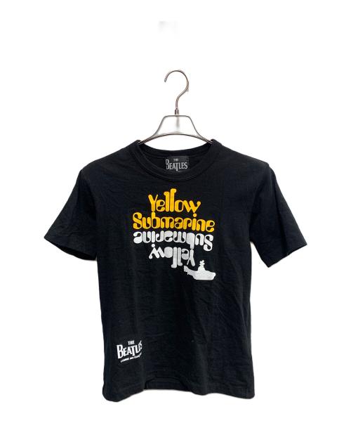 THE BEATLES（ビートルズ）THE BEATLES (ビートルズ) COMME des GARCONS (コムデギャルソン) THE BEATLES　COMME des GARCONS　半袖カットソー ブラック サイズ:SIZE Mの古着・服飾アイテム