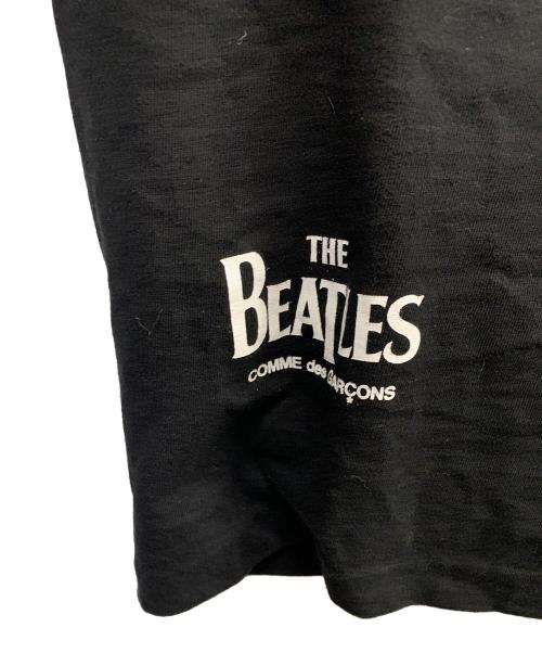 THE BEATLES（ビートルズ）THE BEATLES (ビートルズ) COMME des GARCONS (コムデギャルソン) THE BEATLES　COMME des GARCONS　半袖カットソー ブラック サイズ:SIZE Mの古着・服飾アイテム