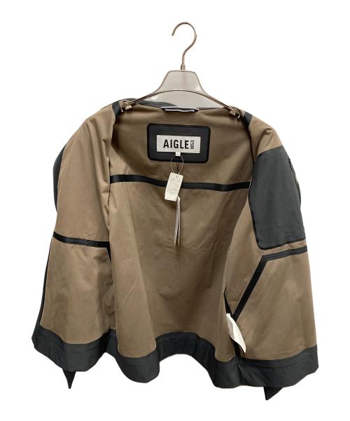 AIGLE（エーグル）AIGLE (エーグル) AIGLE　グレー　撥水 保温 3レイヤー 　ソフトシェルジャケット グレー サイズ:SIZE Lの古着・服飾アイテム