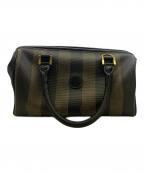 FENDIフェンディ）の古着「FENDI　ペカン柄　ミニボストンバッグ」