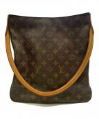 LOUIS VUITTONルイ ヴィトン）の古着「LOUIS VUITTON　モノグラム　ルーピングGM　ショルダーバッグ」｜ブラウン