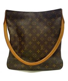 LOUIS VUITTON（ルイ ヴィトン）の古着「LOUIS VUITTON　モノグラム　ルーピングGM　ショルダーバッグ」｜ブラウン