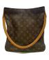 LOUIS VUITTON（ルイ ヴィトン）の古着「LOUIS VUITTON　モノグラム　ルーピングGM　ショルダーバッグ」｜ブラウン