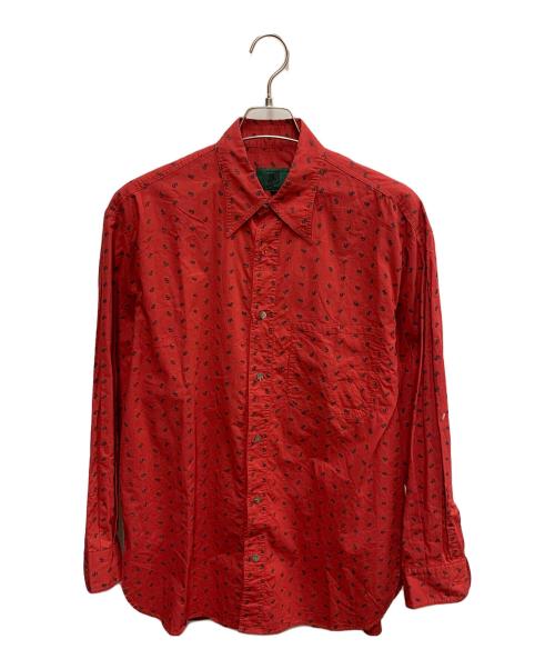 JUNIOR GAULTIER（ジュニアゴルチエ）JUNIOR GAULTIER (ジュニアゴルチエ) JUNIOR GAULTIER　レッド　長袖シャツ レッド サイズ:SIZE 48の古着・服飾アイテム
