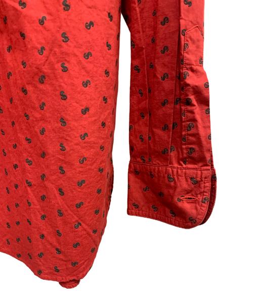 JUNIOR GAULTIER（ジュニアゴルチエ）JUNIOR GAULTIER (ジュニアゴルチエ) JUNIOR GAULTIER　レッド　長袖シャツ レッド サイズ:SIZE 48の古着・服飾アイテム