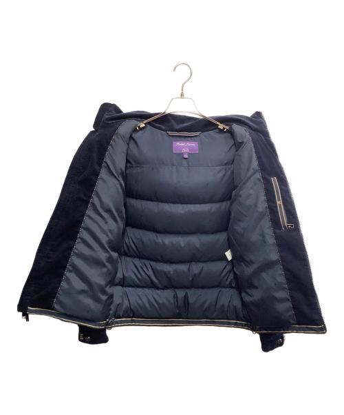 RALPH LAUREN Purple Label（ラルフ ローレン パープル レーベル）RALPH LAUREN Purple Label RALPH LAUREN PURPLE LABEL　ネイビー　Powered by RLX 　コーデュロイダウンジャケット ネイビー サイズ:SIZE Sの古着・服飾アイテム