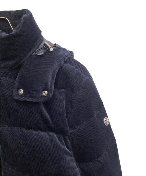 RALPH LAUREN Purple Label（ラルフ ローレン パープル レーベル）RALPH LAUREN Purple Label RALPH LAUREN PURPLE LABEL　ネイビー　Powered by RLX 　コーデュロイダウンジャケット ネイビー サイズ:SIZE Sの古着・服飾アイテム