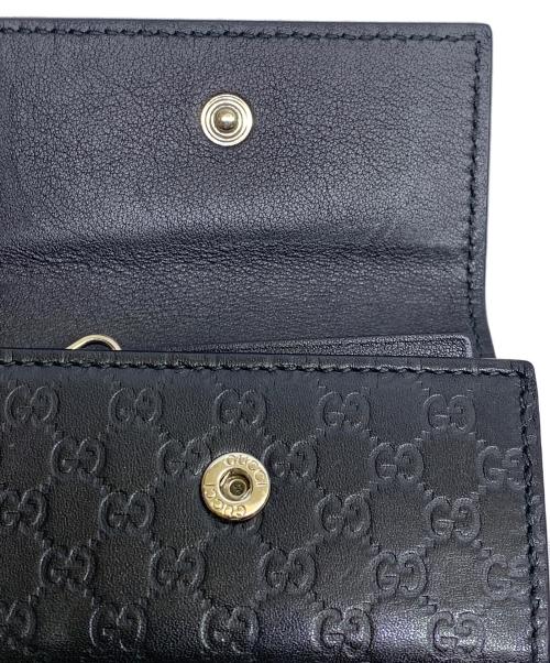 GUCCI（グッチ）GUCCI (グッチ) GUCCI　ブラック　キーケース ブラックの古着・服飾アイテム