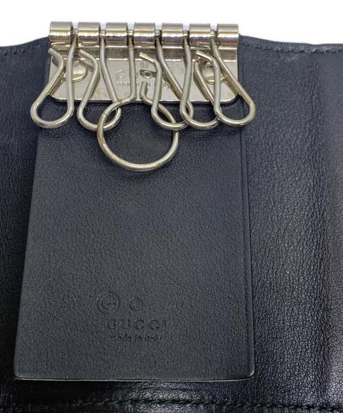 GUCCI（グッチ）GUCCI (グッチ) GUCCI　ブラック　キーケース ブラックの古着・服飾アイテム