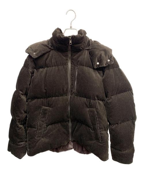 BROOKS BROTHERS（ブルックスブラザーズ）BROOKS BROTHERS (ブルックスブラザーズ) BROOKS BROTHERS　ブラウン　コットンコーデュロイショートパッファーダウンジャケット ブラウン サイズ:SIZE Mの古着・服飾アイテム