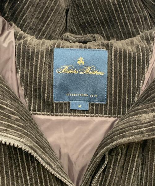 BROOKS BROTHERS（ブルックスブラザーズ）BROOKS BROTHERS (ブルックスブラザーズ) BROOKS BROTHERS　ブラウン　コットンコーデュロイショートパッファーダウンジャケット ブラウン サイズ:SIZE Mの古着・服飾アイテム
