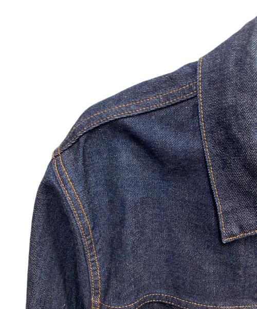 BROOKS BROTHERS（ブルックスブラザーズ）BROOKS BROTHERS (ブルックスブラザーズ) BROOKS BROTHERS　インディゴ　ワンウォッシュセルビッジデニムトラッカージャケット 　デニムジャケット インディゴ サイズ:SIZE Mの古着・服飾アイテム