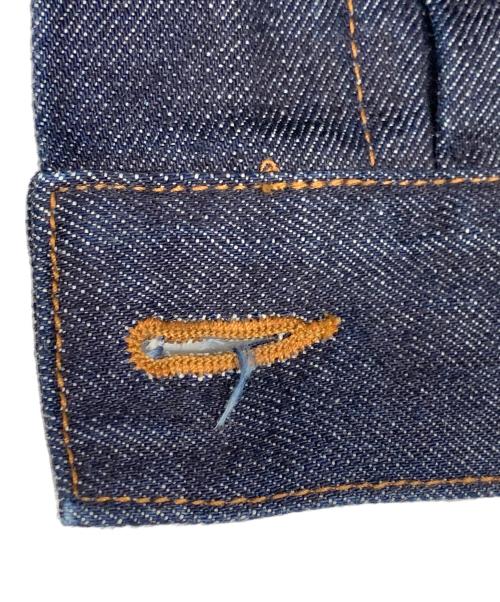 BROOKS BROTHERS（ブルックスブラザーズ）BROOKS BROTHERS (ブルックスブラザーズ) BROOKS BROTHERS　インディゴ　ワンウォッシュセルビッジデニムトラッカージャケット 　デニムジャケット インディゴ サイズ:SIZE Mの古着・服飾アイテム