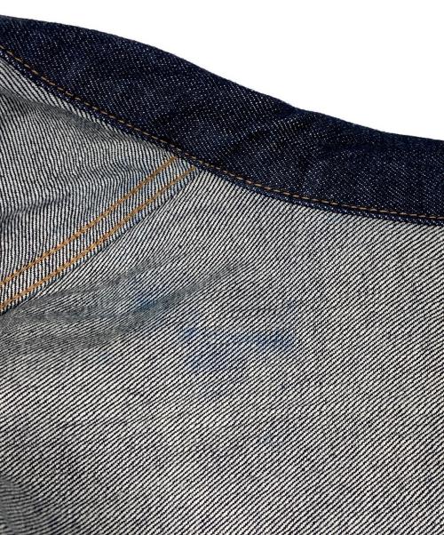 BROOKS BROTHERS（ブルックスブラザーズ）BROOKS BROTHERS (ブルックスブラザーズ) BROOKS BROTHERS　インディゴ　ワンウォッシュセルビッジデニムトラッカージャケット 　デニムジャケット インディゴ サイズ:SIZE Mの古着・服飾アイテム