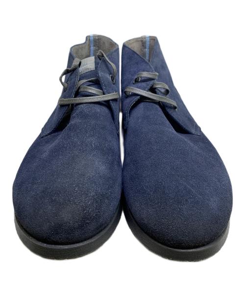 Salvatore Ferragamo（サルヴァトーレ フェラガモ）Salvatore Ferragamo (サルヴァトーレ フェラガモ) チャッカーブーツ ネイビー サイズ:SIZE 7 1/2の古着・服飾アイテム