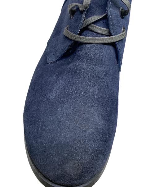 Salvatore Ferragamo（サルヴァトーレ フェラガモ）Salvatore Ferragamo (サルヴァトーレ フェラガモ) チャッカーブーツ ネイビー サイズ:SIZE 7 1/2の古着・服飾アイテム
