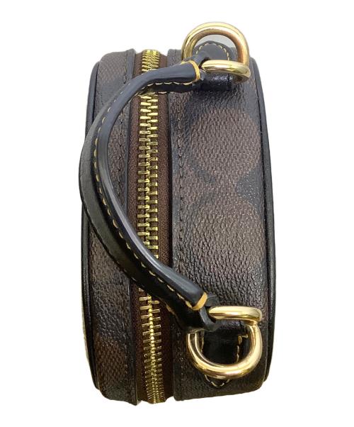 COACH（コーチ）COACH (コーチ) COACH　ブラウン×ボルドー　ショルダーバッグ ブラウン×ボルドーの古着・服飾アイテム