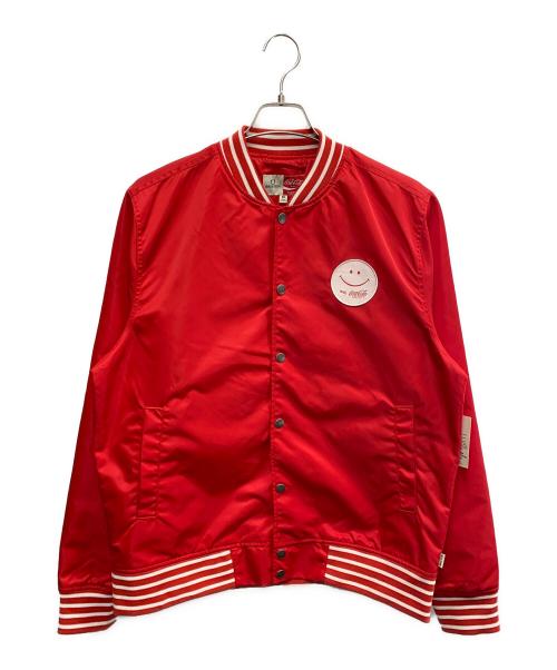 BRIXTON（ブリクストン）BRIXTON (ブリクストン) Coca Cola (コカコーラ) BRIXTON×Coca Cola　ブルゾン レッド サイズ:SIZE Mの古着・服飾アイテム