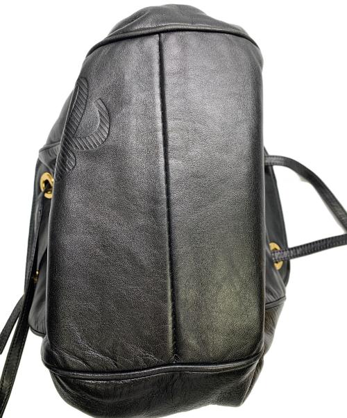 LOEWE（ロエベ）LOEWE (ロエベ) LOEWE　ブラック　レザーショルダーバッグ ブラックの古着・服飾アイテム
