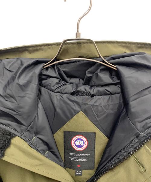 CANADA GOOSE（カナダグース）CANADA GOOSE (カナダグース) CANADA GOOSE グリーン ジャスパー パーカ ファー無し現行モデル 日本限定 ダウンコート グリーン サイズ:SIZE XLの古着・服飾アイテム